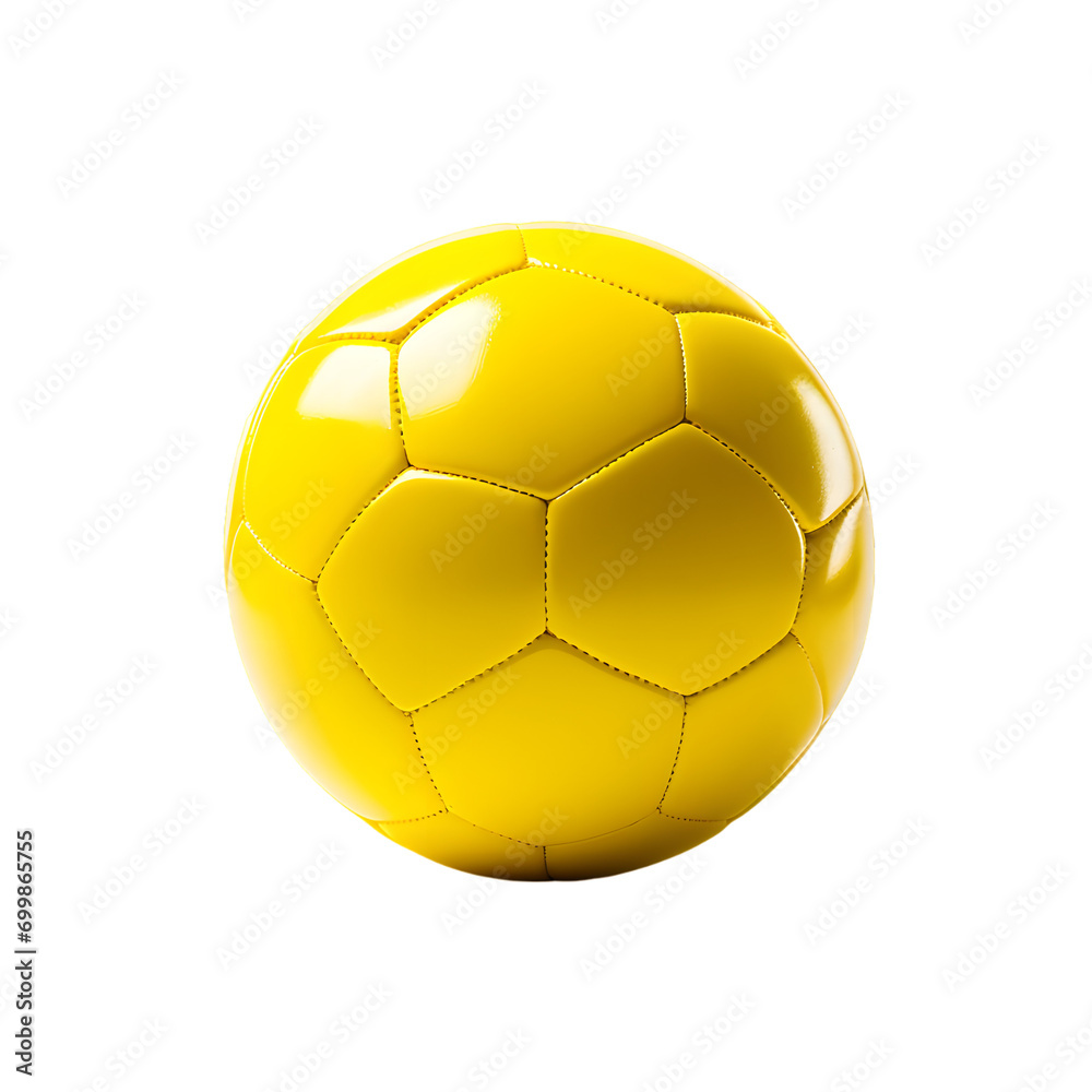 yellow football isolated on white background yellow football isolated on white background