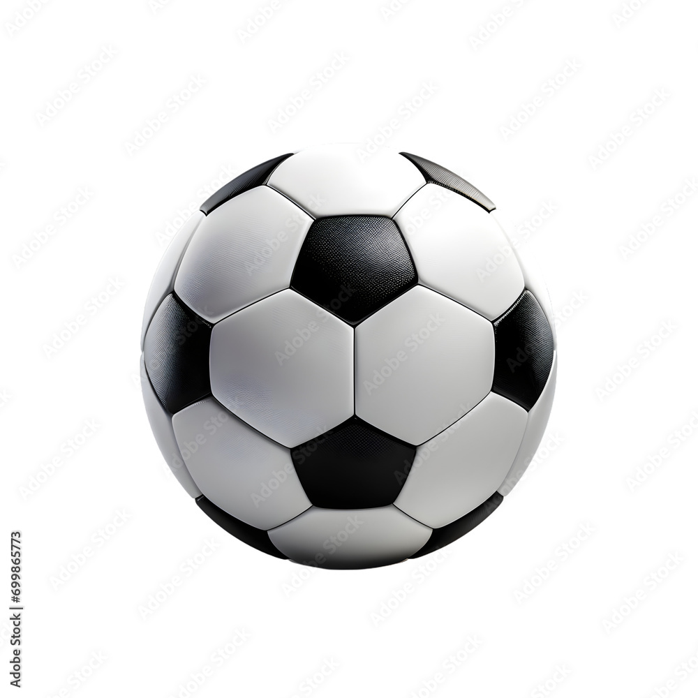 Fototapeta premium football isolated on white background 