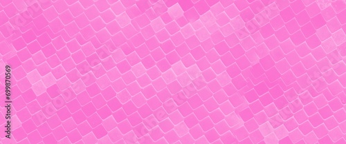 Abstract textured background with symmetrical scales in different shades of fuchsia