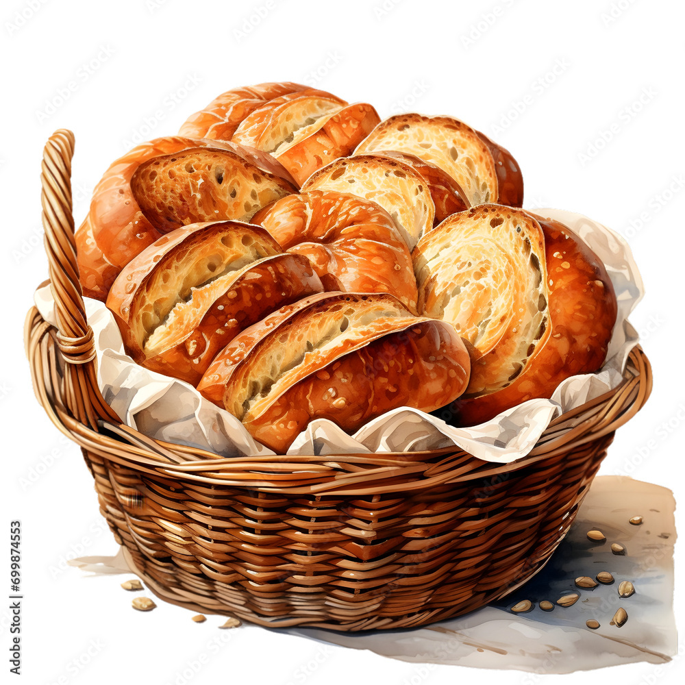 bread in basket