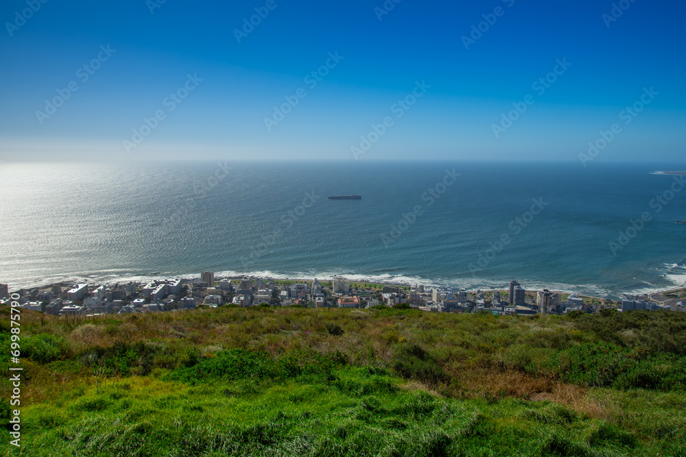 View of a part of the beautiful Cape Town from Signal Hill South Africa
