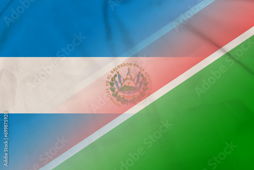 Salvador and Namibia national flag international negotiation NAM