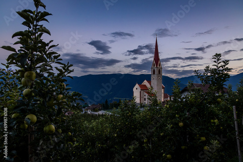 zur Blauen Stunde in Unterinn, Südtirol photo