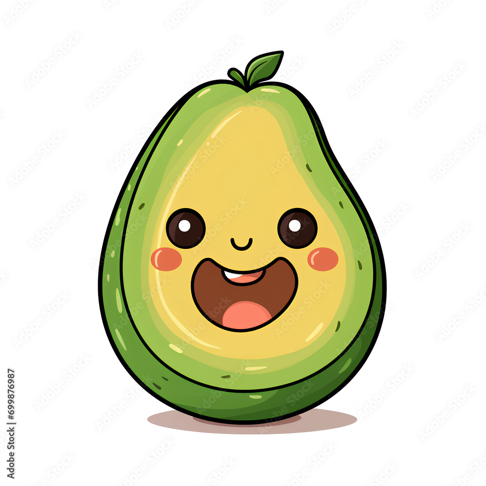 Obraz premium fruits cartoon