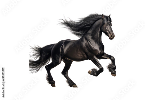 _black_horse_running_closeup_full_body © I Love Png