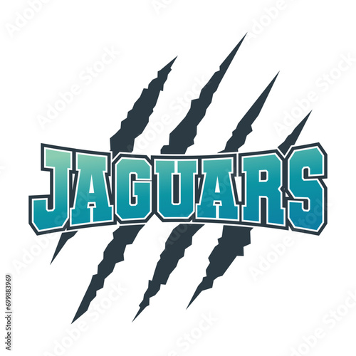 Jaguars Illustration Clip Art Design Shape. Emblem Silhouette Icon Vector.
