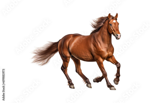 brown_horse_running_closeup © I Love Png