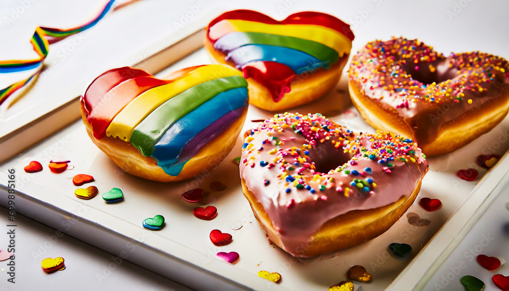 Love in Every Bite: Valentine's Day Donuts Bring Sweet Pride Celebration