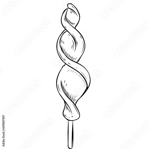 lollipop candy handdrawn
