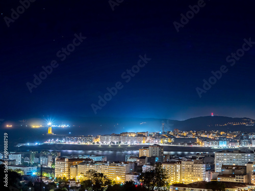 Explora la Magia Nocturna: Fotografía del Cielo en Coruña, Galicia, España - Estrellas, Luces y Paisajes Sublimes