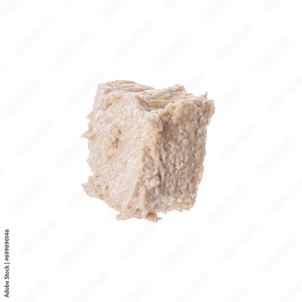 Piece of tasty halva isolated on white Piece of tasty halva isolated on white