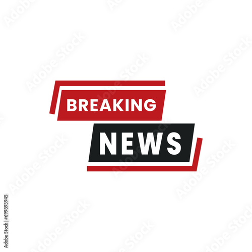 Breaking news vector icon design,Sign of news,News channel breaking news headline vector illustration