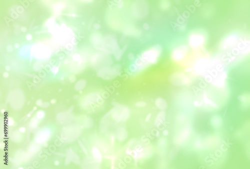 背景素材_光_緑