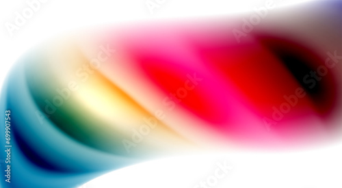 Color mixing liquid rainbow shape background