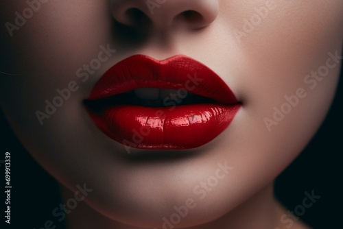 Lip color. Generative AI © Kato