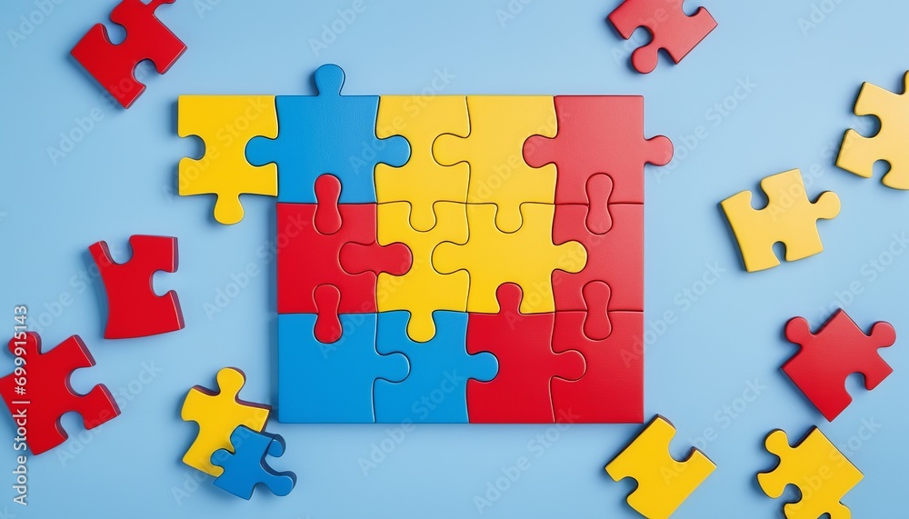 Pieces of Understanding: World Autism Awareness Day Concept Pieces of Understanding: World Autism Awareness Day Concept