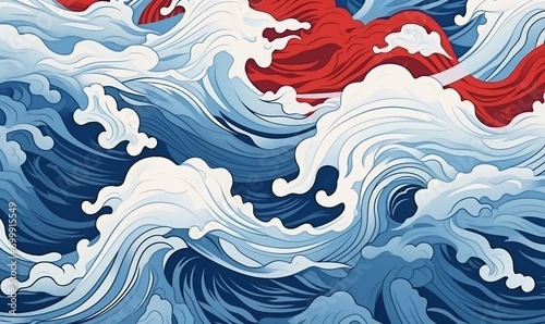 background with ocean waves