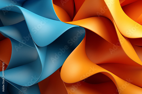 Abstract Colorful Shapes Background Generated By AI