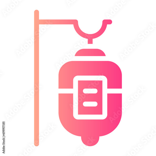 blood bag gradient icon