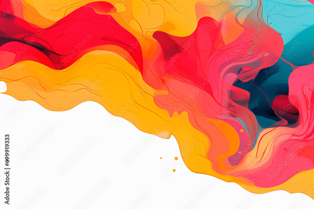 Abstract Colorful Shapes Background Generated By AI Abstract Colorful Shapes Background Generated By AI