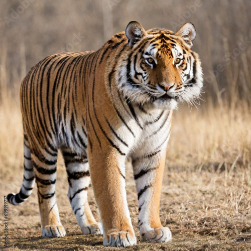 A tiger on a wild background  animal  environment
