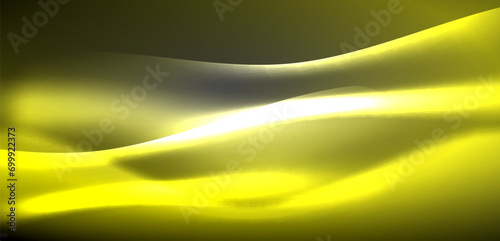 Neon-lit waves surge across background, mesmerizing dance of luminescence and motion. Dynamic backdrop captures essence of energy and modern aesthetics