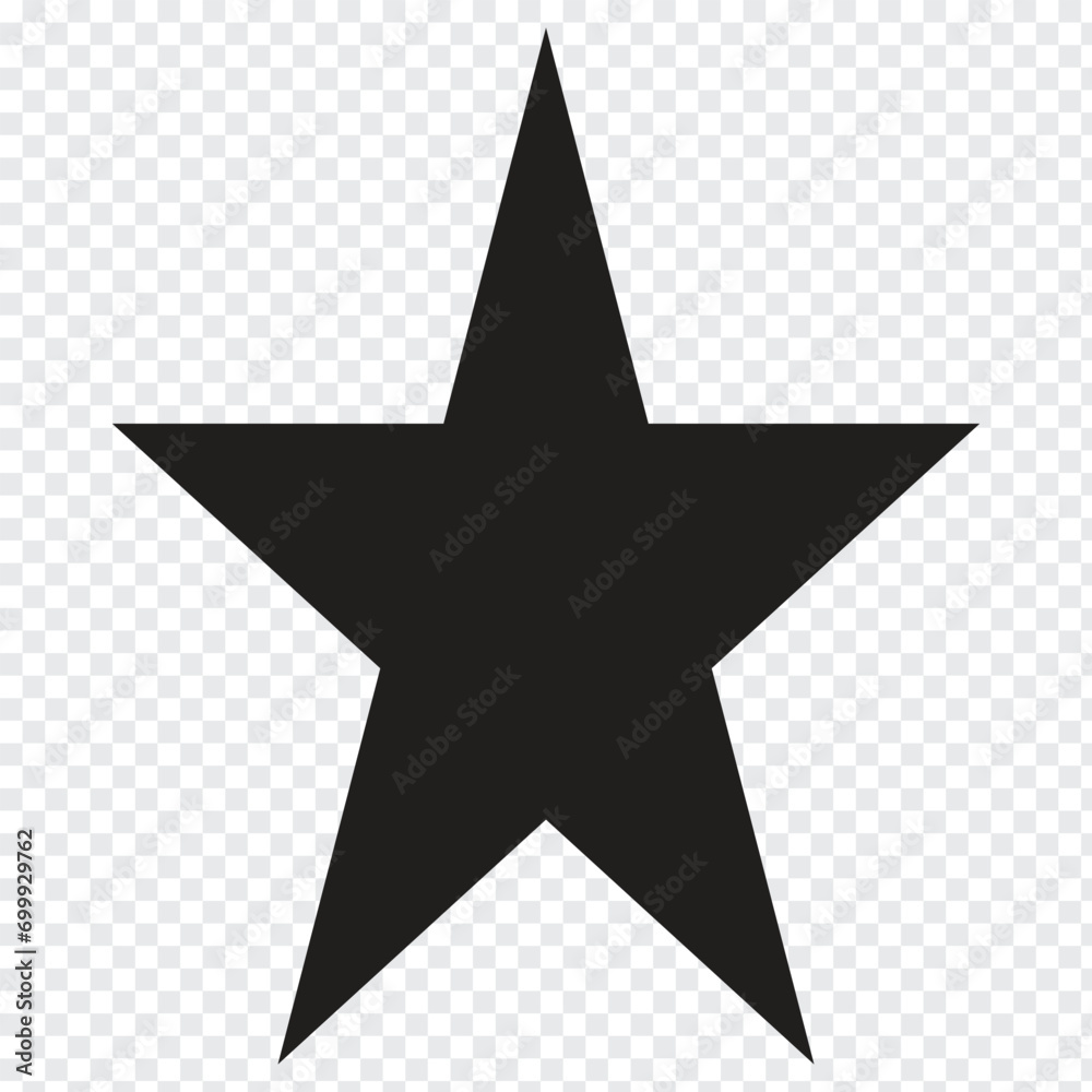 Fototapeta premium Star Icon Vector Symbol Design Illustration