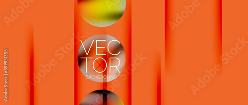 Dynamic bright colorful geometric elements with fluid gradients, lights, shadows blend in a minimal backdrop, creating captivating composition