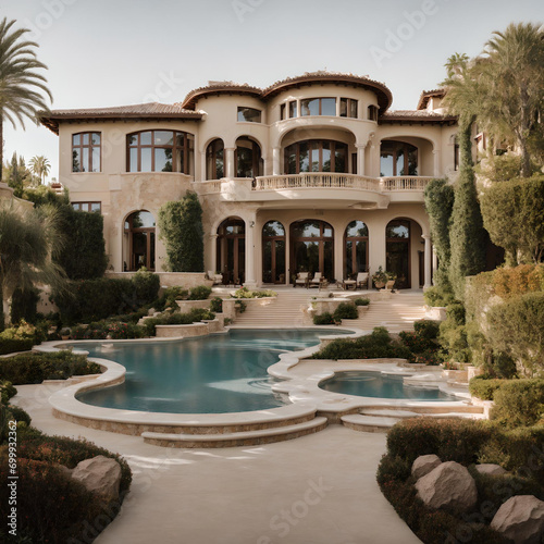 Luxury Mansion in Beverly Hills California, Visualized through real source.  © Luxury Richland