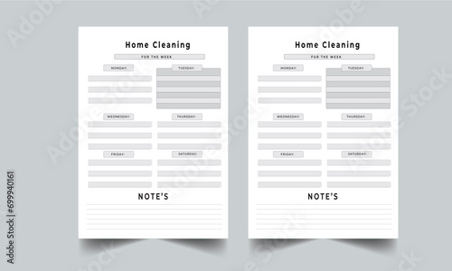 Home Cleaning design template layout 