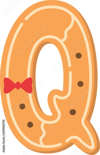 Letter Q Ginger Bread Alphabet
