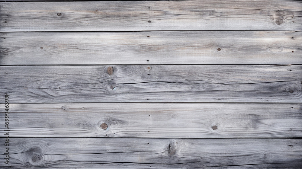 Fototapeta premium Gray color wooden texture background - ai generative
