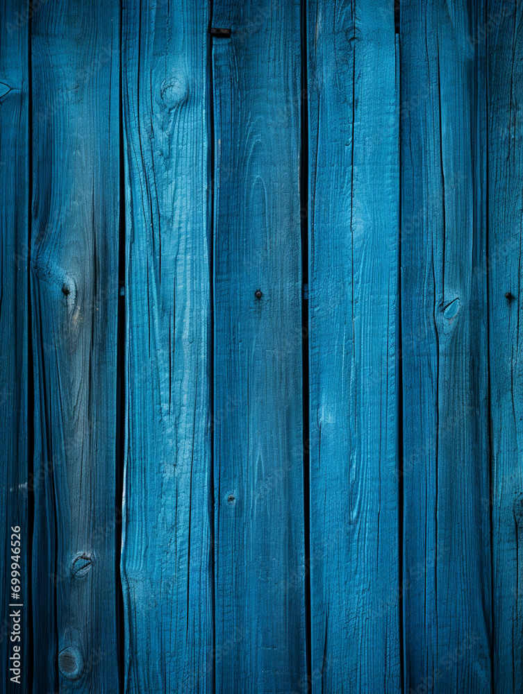 Blue color wooden texture background - ai generative Blue color wooden texture background - ai generative