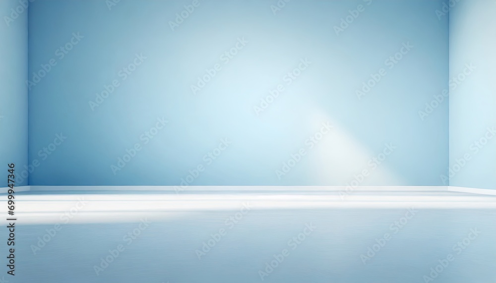 Blue empty room with the wall for design purposes. Blue empty room with the wall for design purposes.