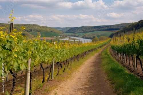 palatine rhineland landscape Germany Valley Moselle vineyard Riesling