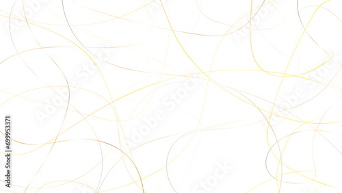 Abstract background of yellow scribble lines photo