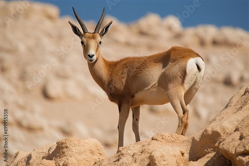 Gedi Ein Israel wildlife Ramon Machtesh crater rim Ramon Mitzpe desert Negev Ibex photo