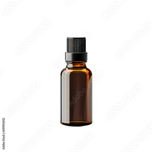 bottle of medicine isolated on transparent background
