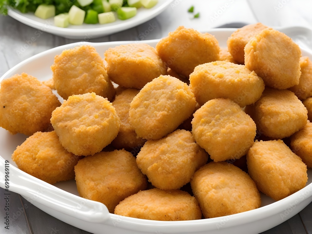 chicken nuggets with fries chicken nuggets with fries