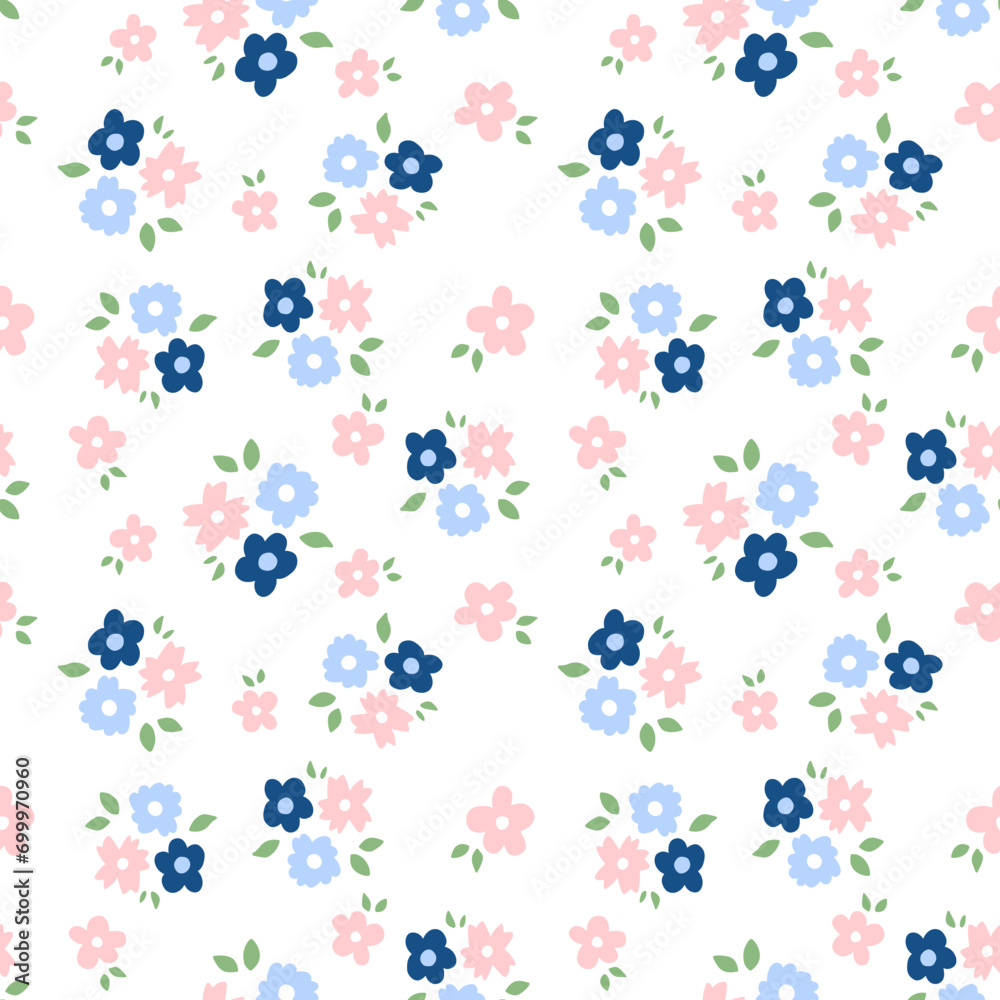 seamless vector background. flower textured seamless vector background. flower textured