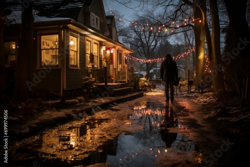 Christmas Eve Reflections - Generative AI © Sidewaypics