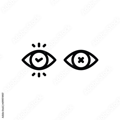 Black line icon for solely