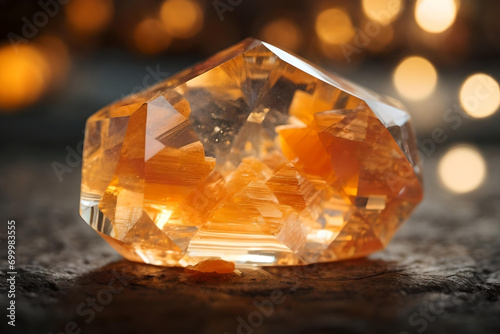Beautiful Tangerine Quartz Crystal