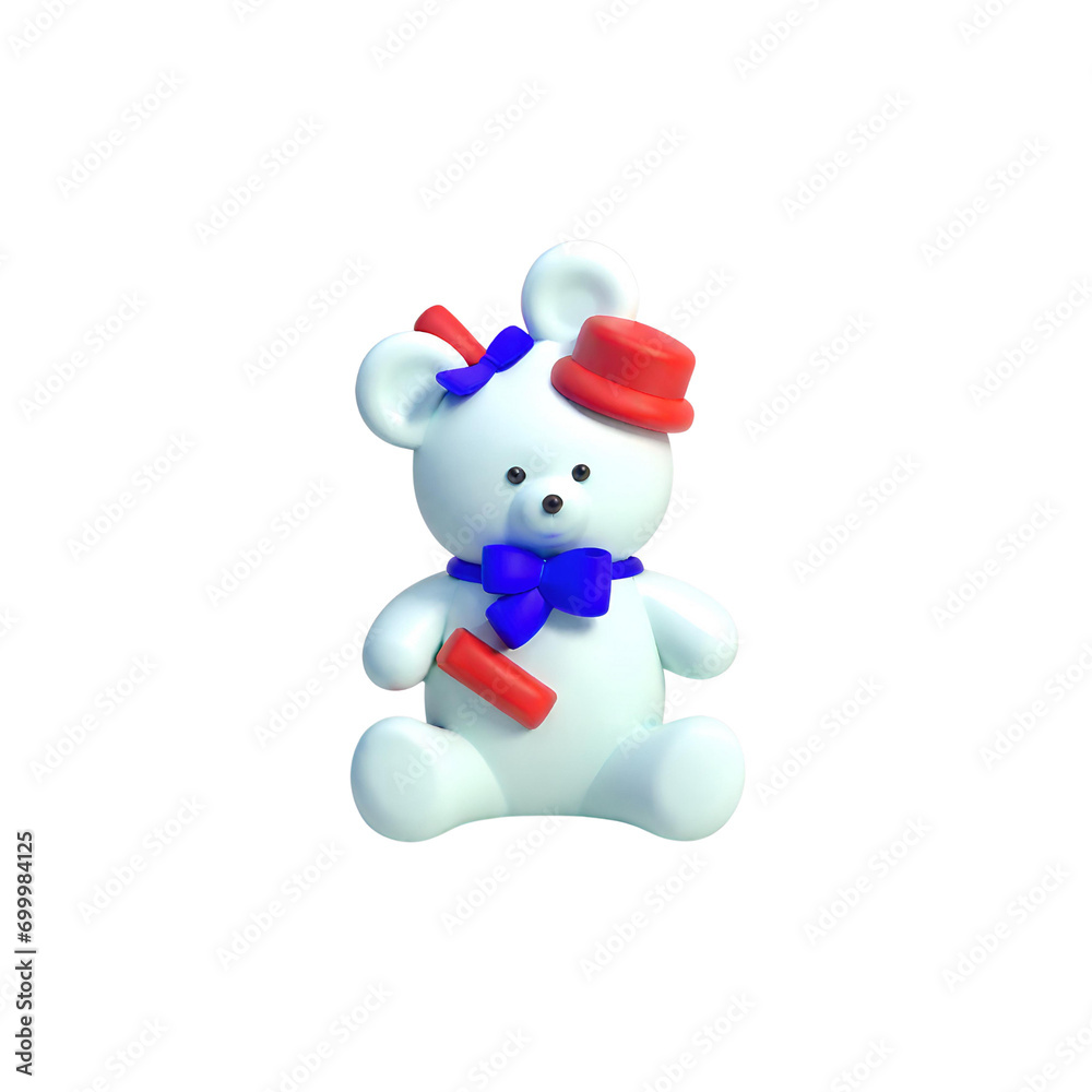 snowman isolated on white background