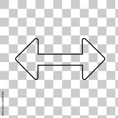 Wallpaper Mural Horizontal vector icon. Can be used for printing, mobile and web applications with transparent background. Torontodigital.ca