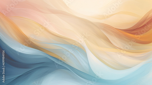 Abstract painted art background in blue pink and yellow