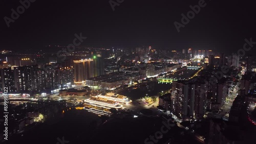 Wallpaper Mural view of city at night Torontodigital.ca