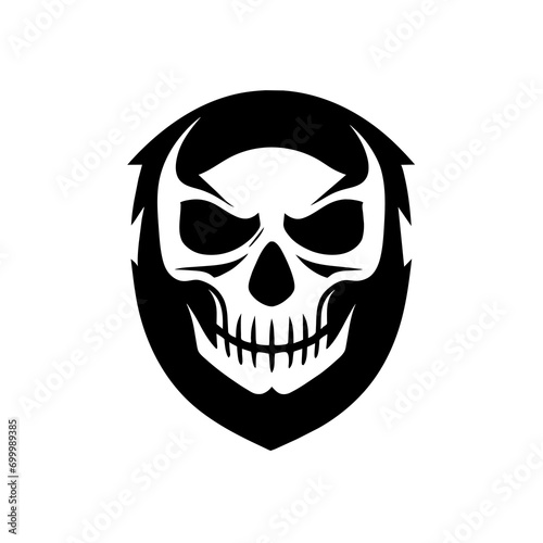 Human Skull Logo Design unique