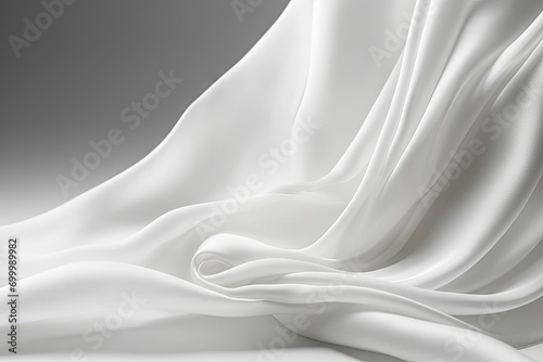 design your space copy background elegant white folds soft flowing beautiful background fabric satin silk white background abstract white © akkash jpg