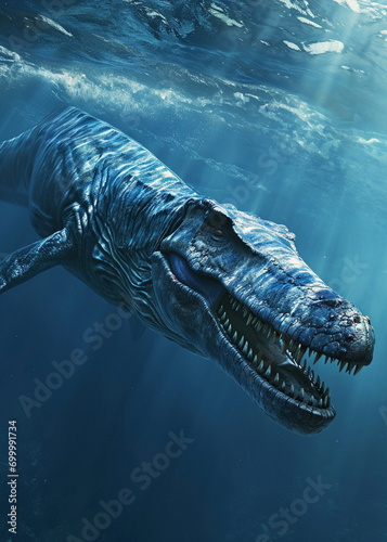 Mosasaurus Dinosaur Water Ocean